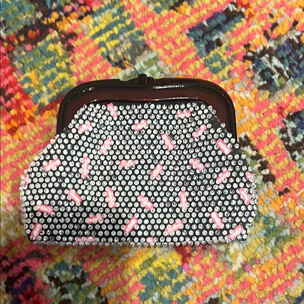 Vintage 1960s Beaded Coin Purse